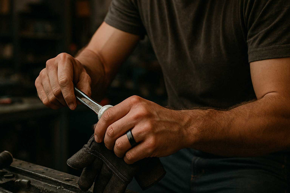 The Best Wedding Bands for Men Who Work with Their Hands