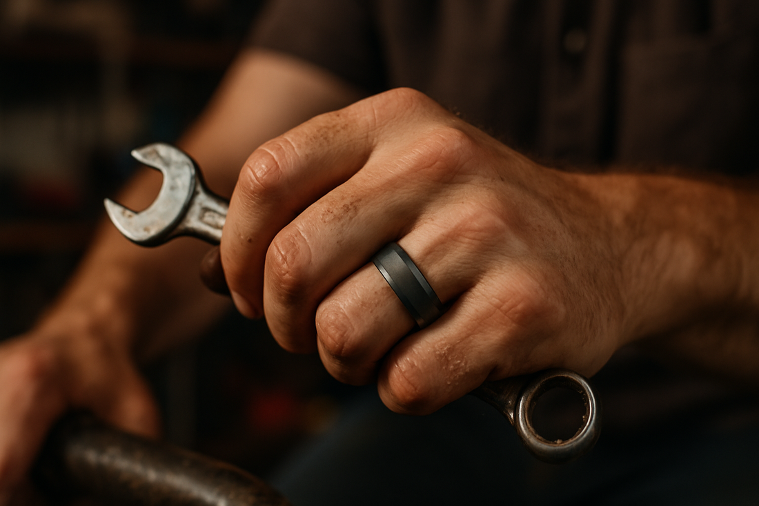 Black Wedding Bands That Stay Black Forever – 2026 Edition (No Plating, No Bullshit)
