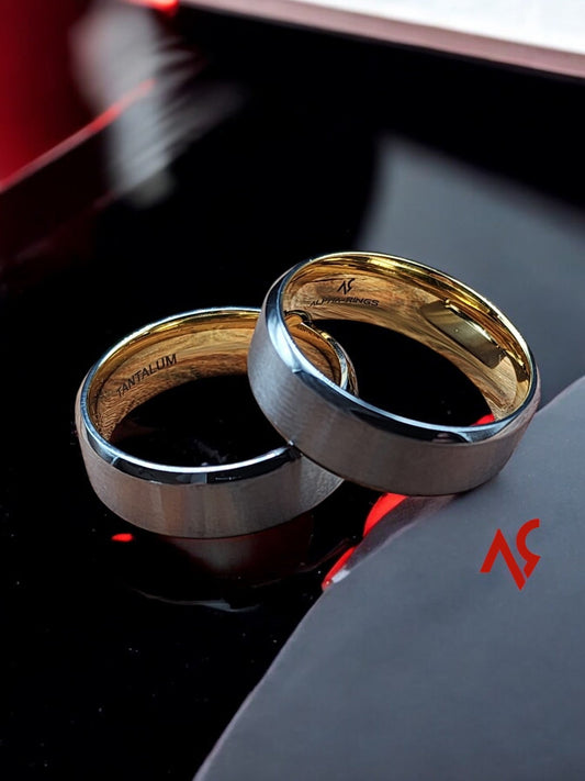Tantalum Wedding Ring Trends for Modern Couples: From Minimalist to Maximalist - Alpha Rings