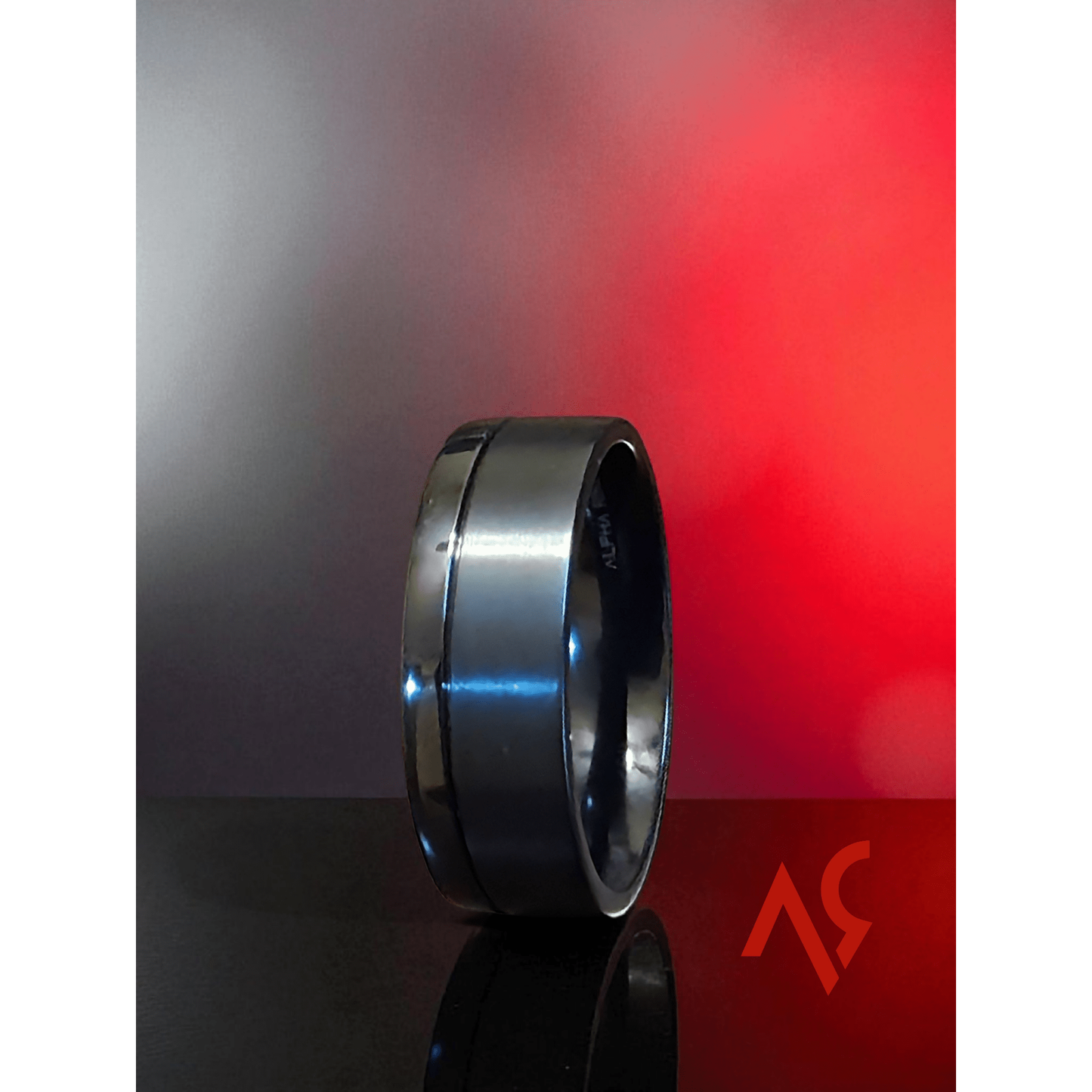 Black Zirconium Men's Wedding Band
